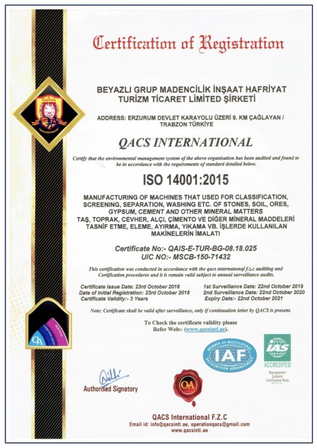 ISO-14001 شهادة