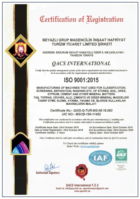ISO-9001 شهادة