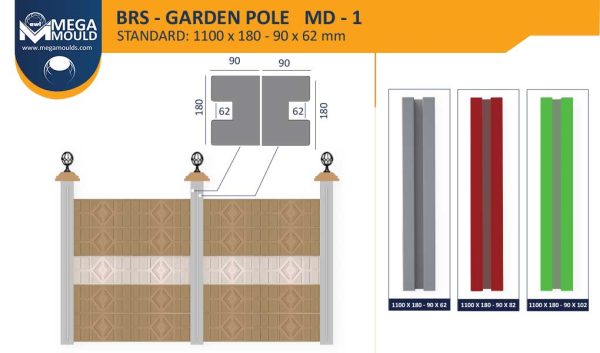 أعمدة الحدائق موديل 1