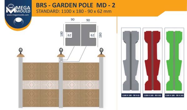 أعمدة الحدائق موديل 2