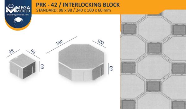 قالب انترلوك خلية prk 42