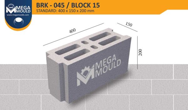 قالب بلوك قياسي brk 045