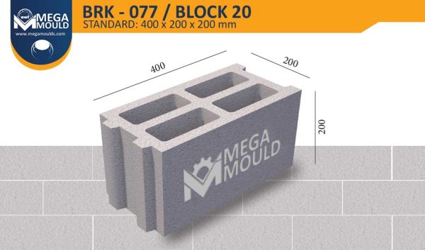 قالب بلوك قياسي brk 077