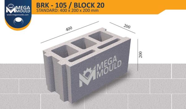 قالب بلوك قياسي brk 105