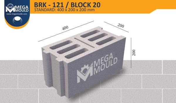 قالب بلوك قياسي brk 121