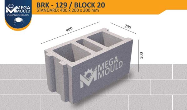 قالب بلوك قياسي brk 129