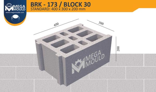 قالب بلوك قياسي brk 173