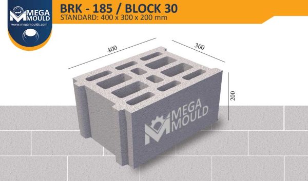 قالب بلوك قياسي brk 185