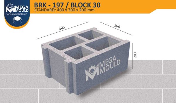 قالب بلوك قياسي brk 197