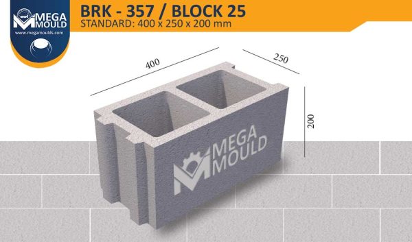 قالب بلوك قياسي brk 357