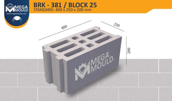 قالب بلوك قياسي brk 381