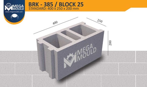 قالب بلوك قياسي brk 385